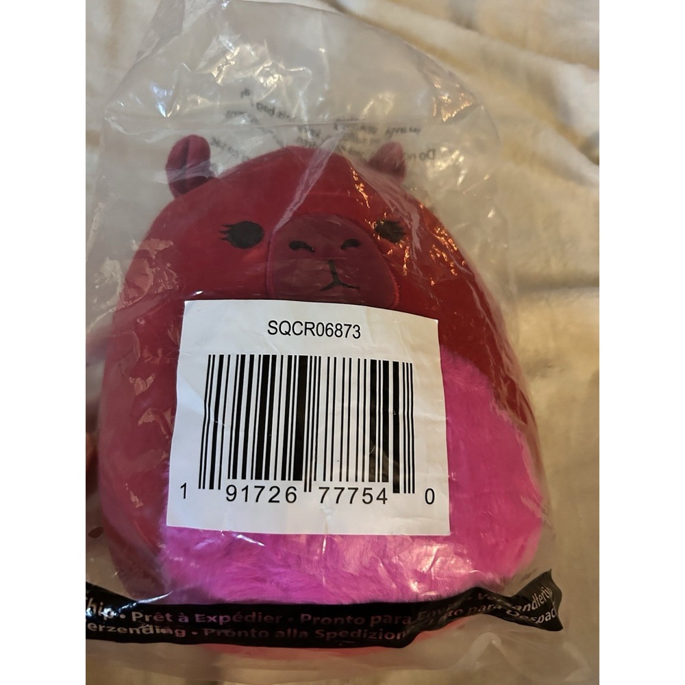 Squishmallows Original 8-Inch Marcia Maroon Capybara New